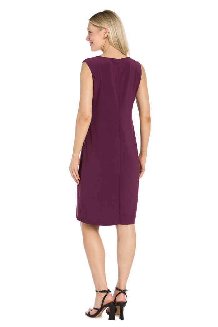 Lurex Jacket Dress with Necklace