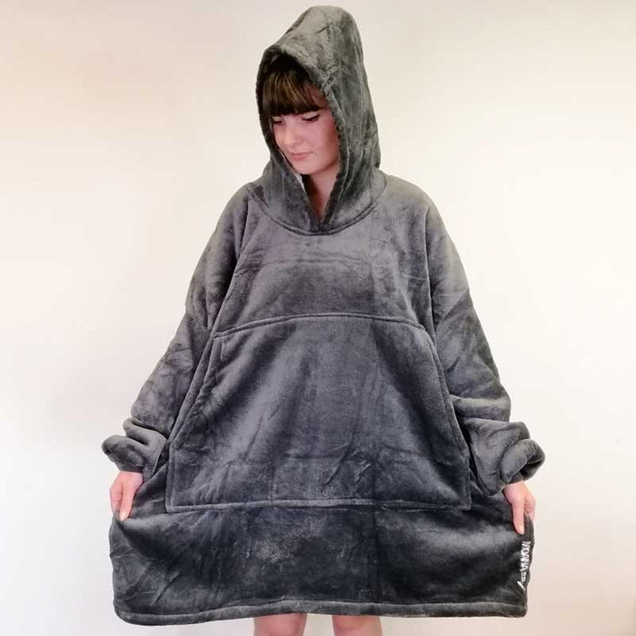 Moana Road Mega Hoodie Grey - Small | Koop.co.nz