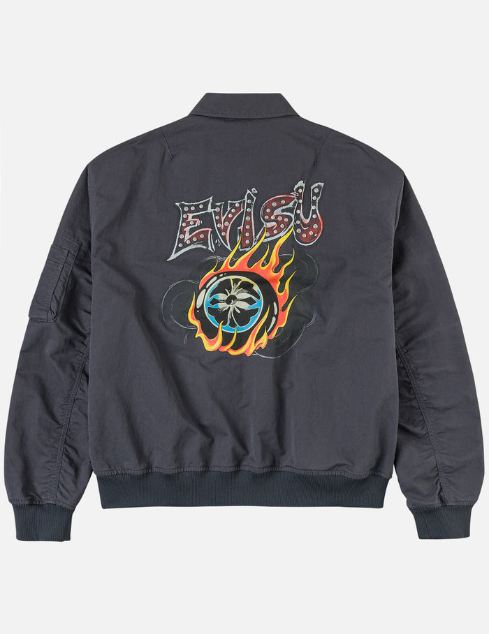 Metal Studs Bomber Jacket