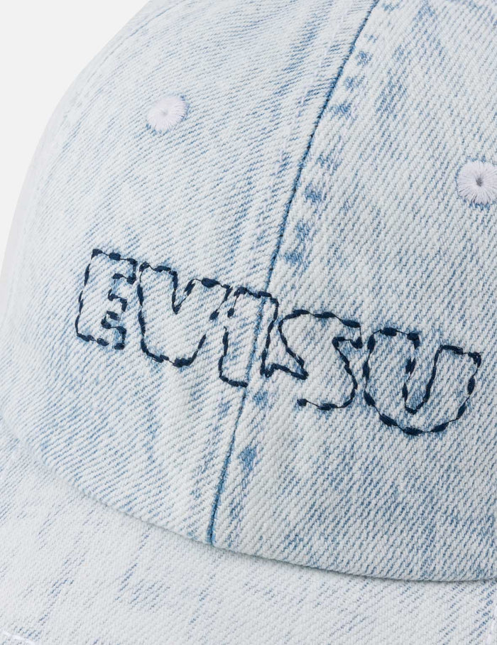 Minimal Embroidery Heavy Washed Cap