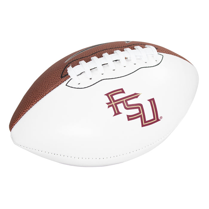 Nike Autographed Football with Stacked FSU