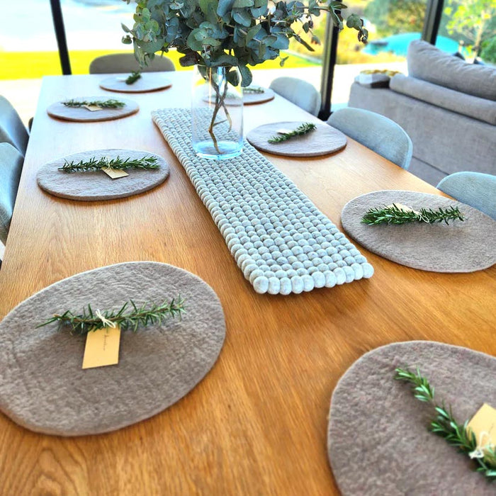 Sheepish Design NZ Wool Sheeted Trivet – Rust (33cm) | Koop.co.nz
