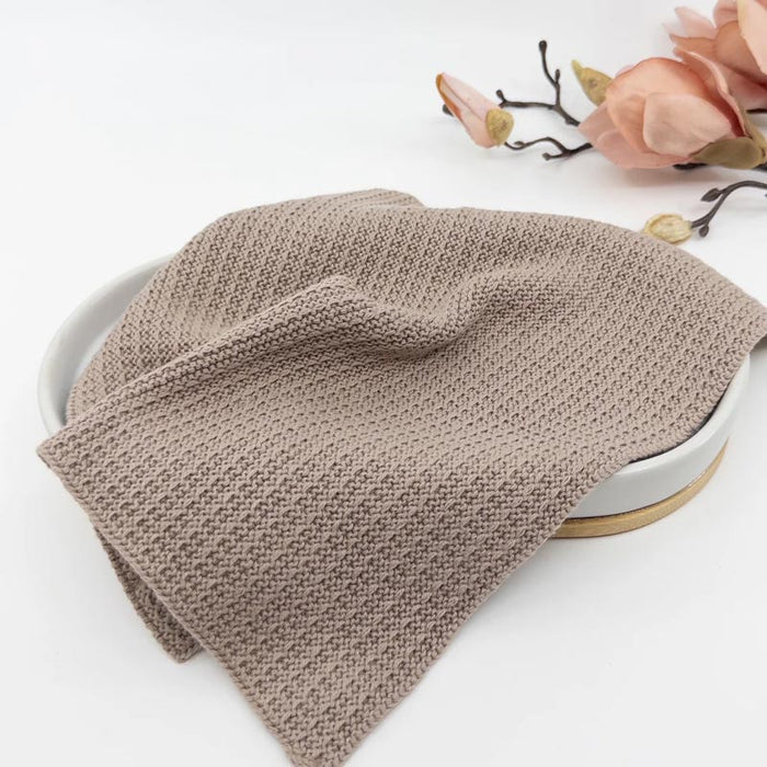 Ecovask Organic Cotton Face Cloths (2pk) - Hummus | Koop.co.nz
