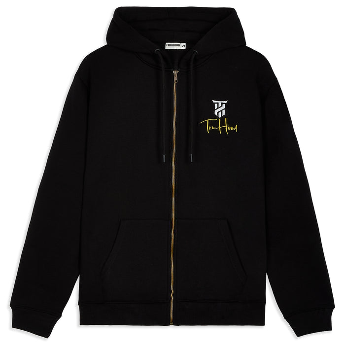 Original Black Tru Man Full Zip Tracksuit Set