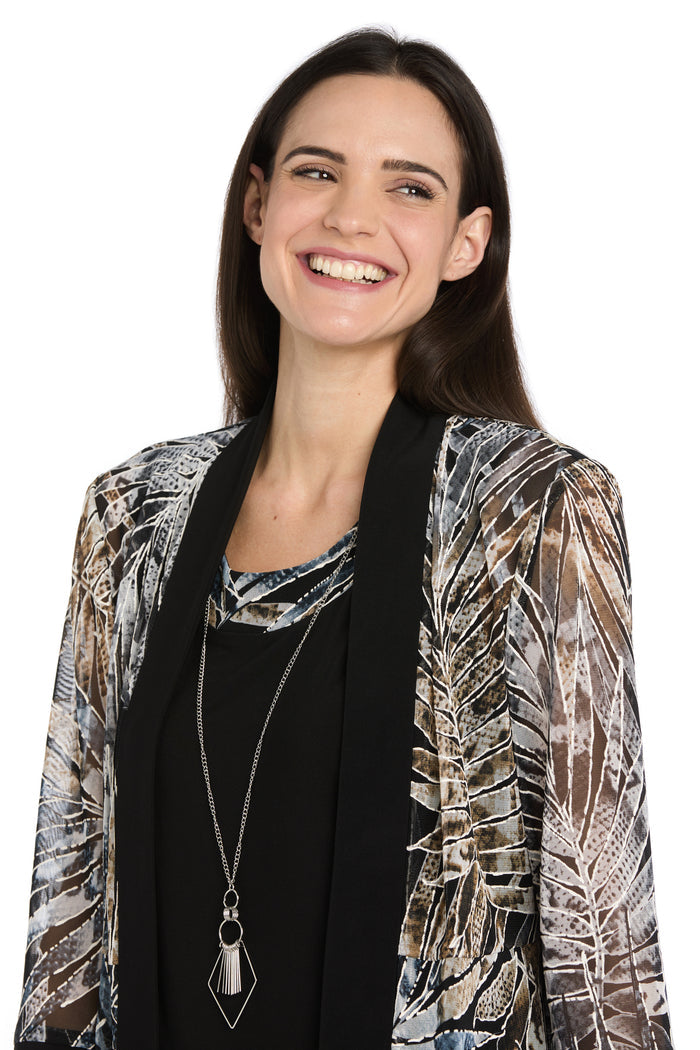 Palm Breeze Jacket Dress