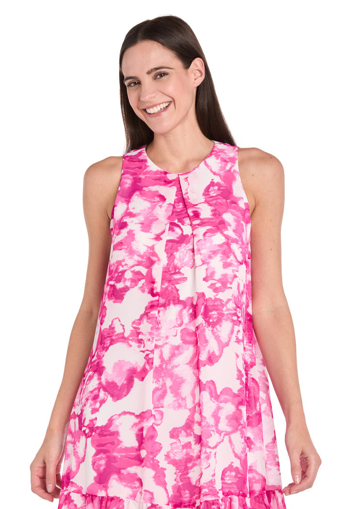Petal Swing Halter Dress