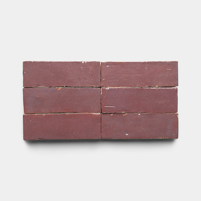 Plum 2x6 Zellige