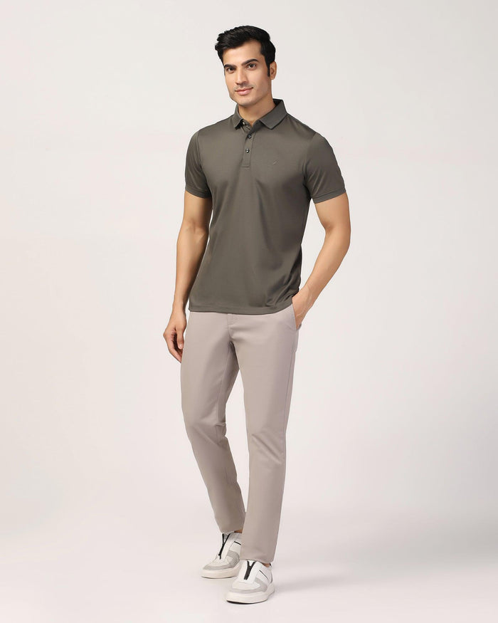 Polo Olive Solid T-Shirt - Toll - Blackberrys
