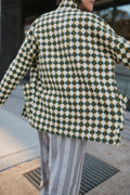 Portuguese Wool Pieper in Sage and Mustard Check Made to Order