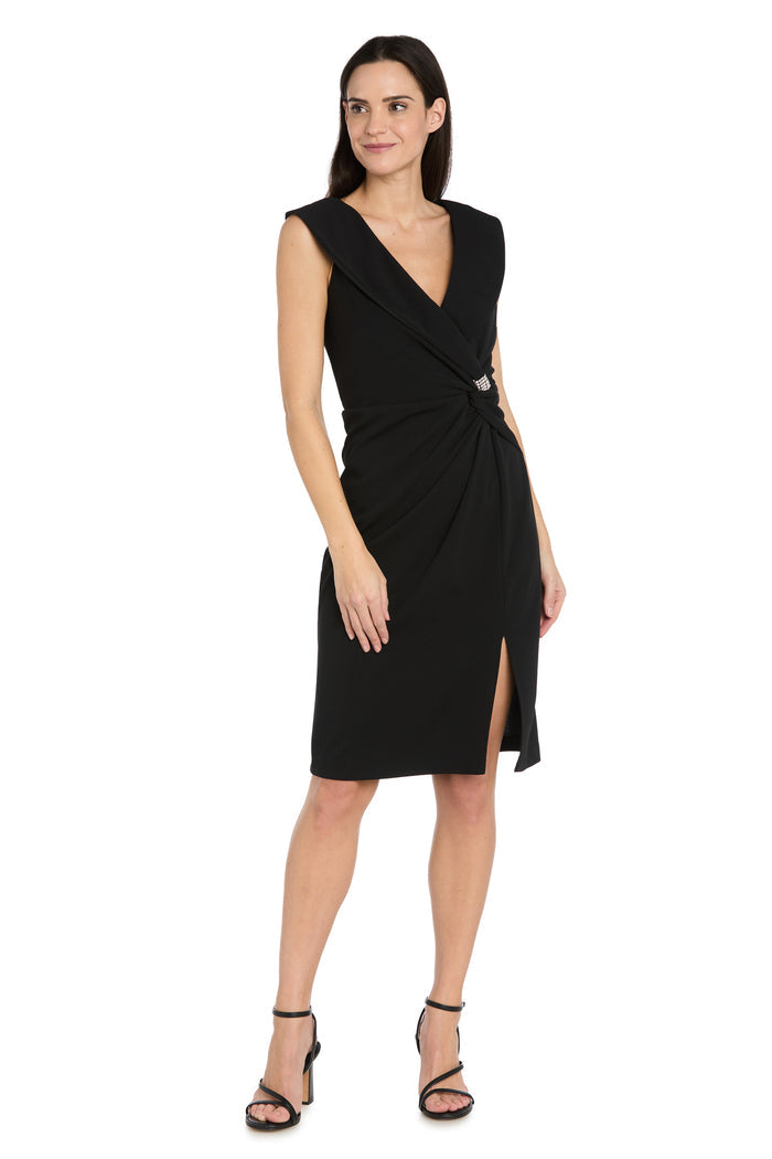 Radiant Twist Front Cocktail Dress
