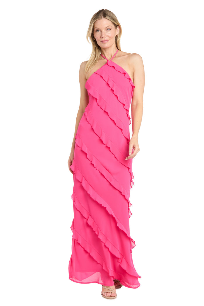 Remi Ruffle Halter Dress