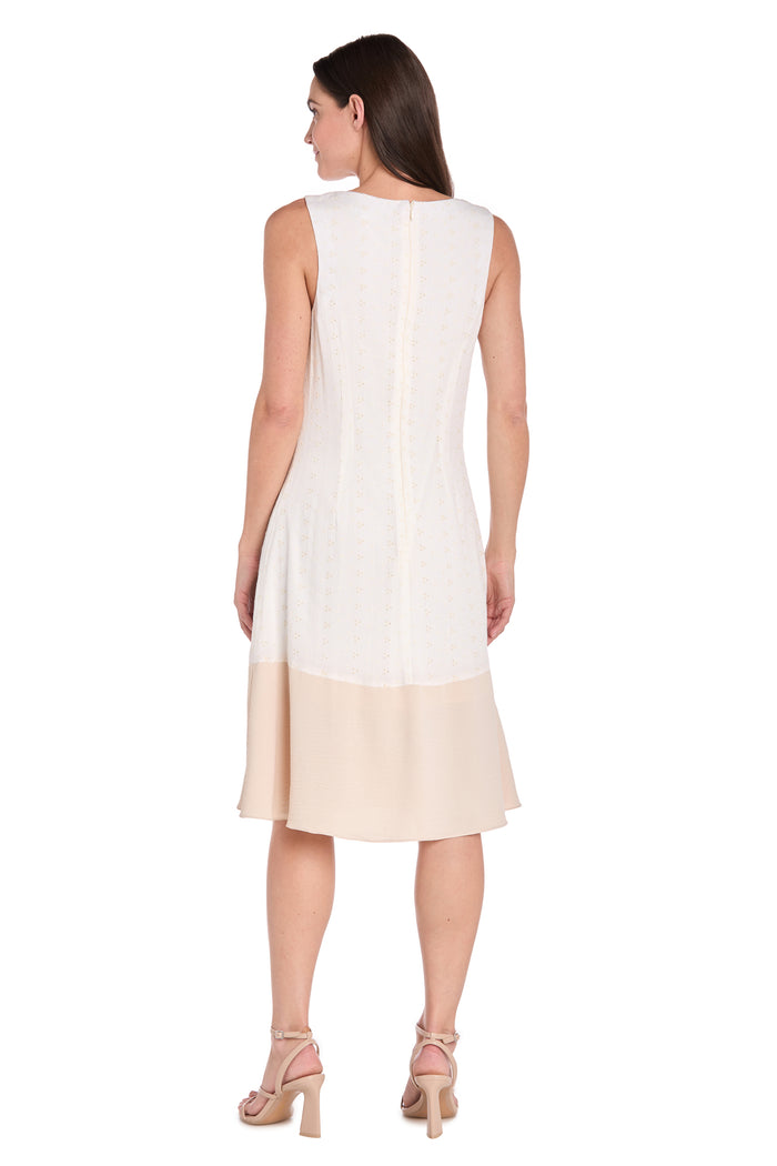 Sandswept Eyelet Midi Dress