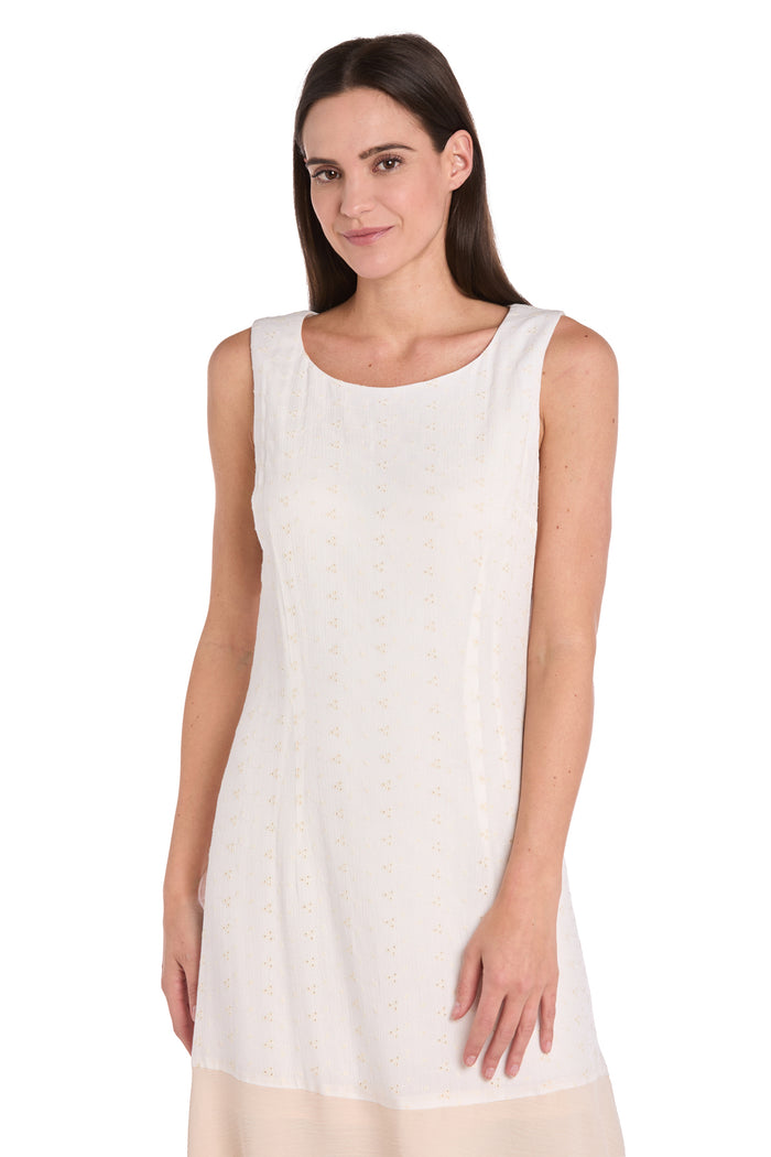 Sandswept Eyelet Midi Dress