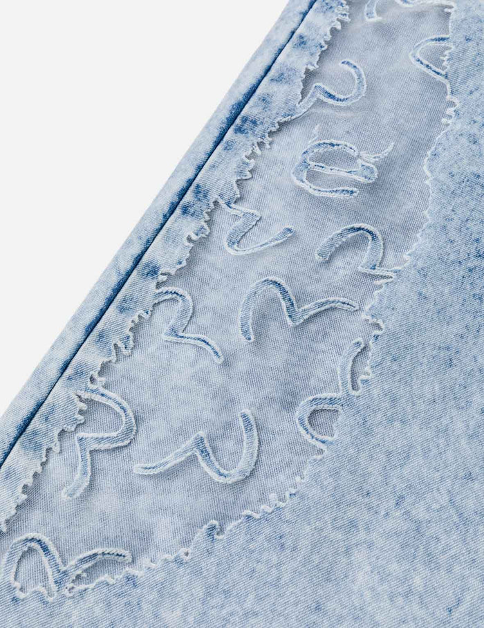 Seagull Cut-out Jeans