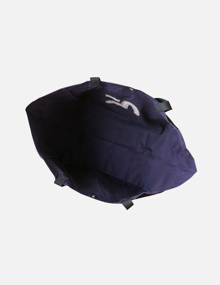 Seagull Denim Applique Tote Bag