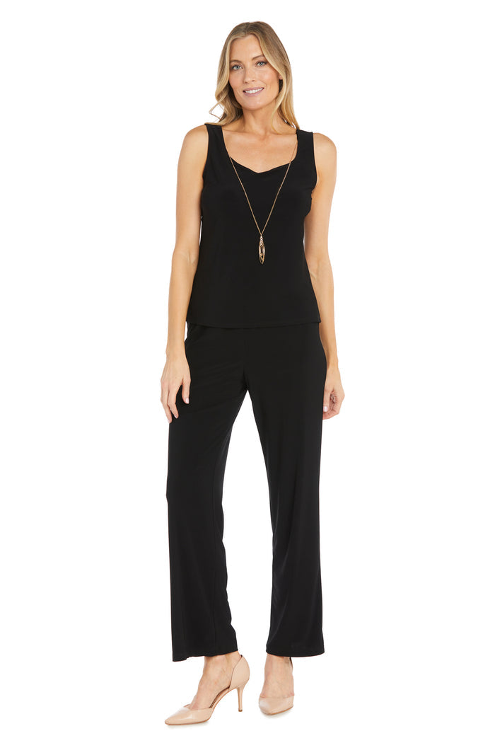 Sequined Embroidered Lace Pantsuit