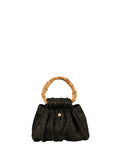 Mini Totes APOELLA Serifos Mini Bamboo Raffia Straw Bag O/S / Black Apoella