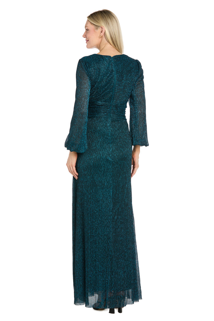 Shimmer Pleated Maxi Dress