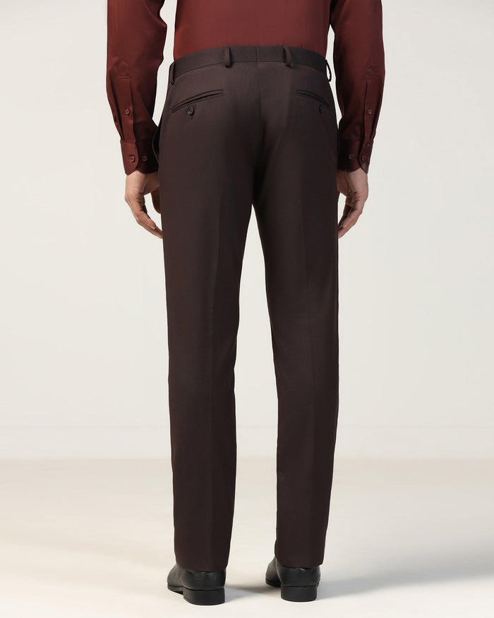 Slim Fit B-91 Formal Wine Textured Trouser - Gladiator