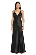 Sophia Satin Long Dress