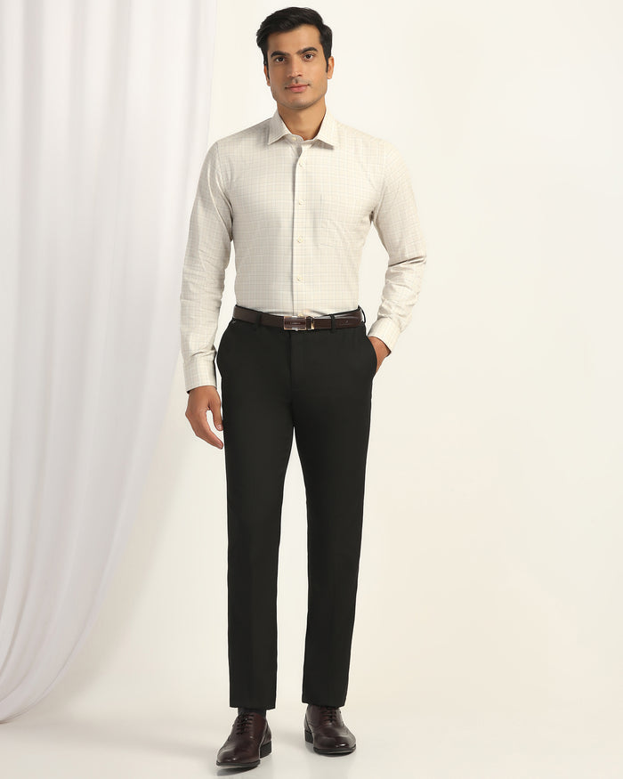 Temp Tech Formal Yellow Check Shirt - Victor