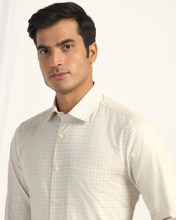 Temp Tech Formal Yellow Check Shirt - Victor