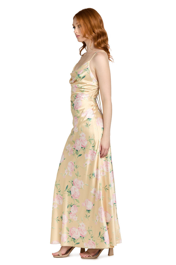 The Evangeline Floral Gown