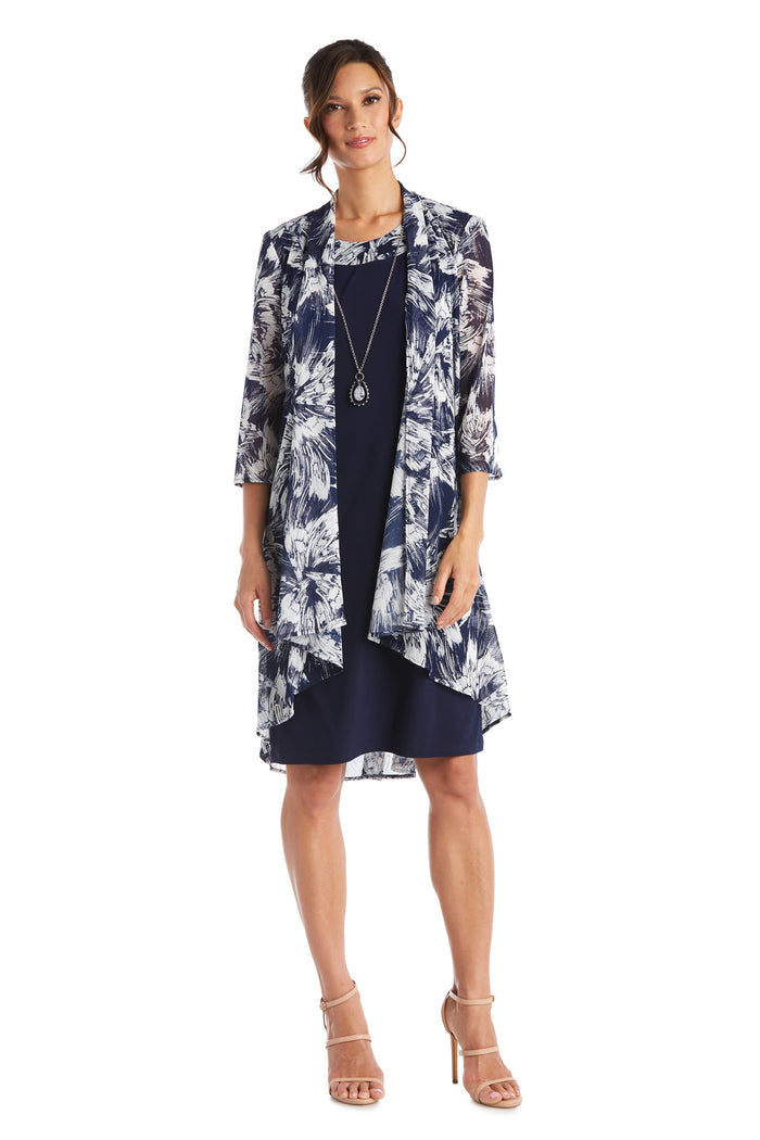 Two Piece Swing Jacket and Dress Set