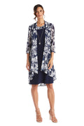 Two Piece Swing Jacket and Dress Set