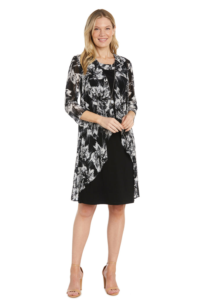 Two Piece Swing Jacket and Dress Set