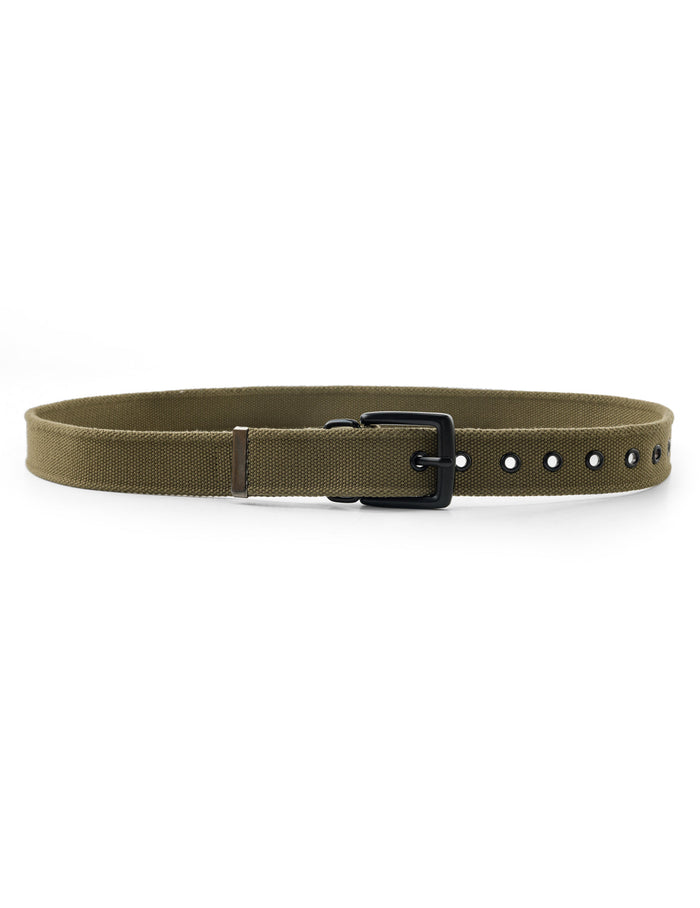 Washed Canvas Army Belt