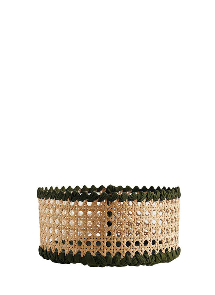 Baskets Alexandra Koumba Wicker Basket Olive Medium M / OLIVE Apoella