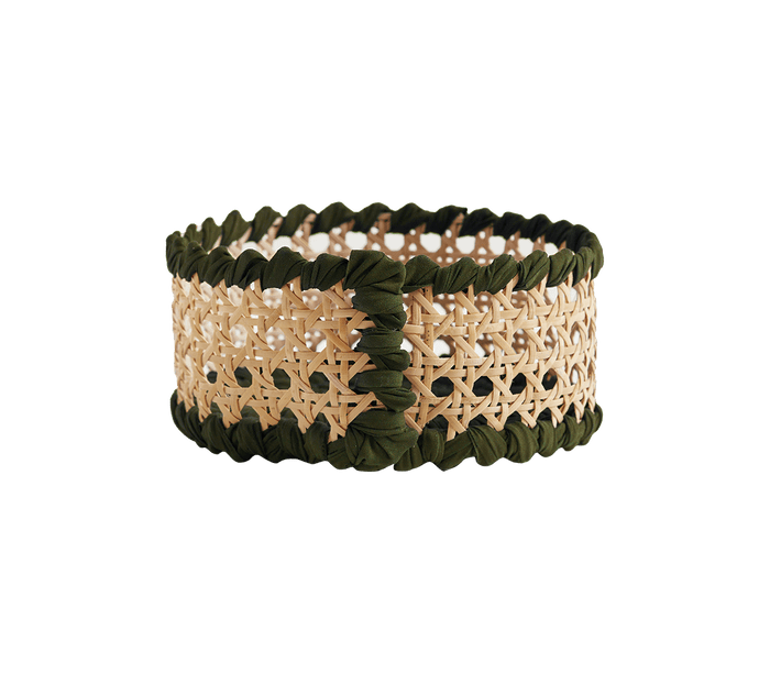Baskets Alexandra Koumba WICKER BASKET S / OLIVE Apoella