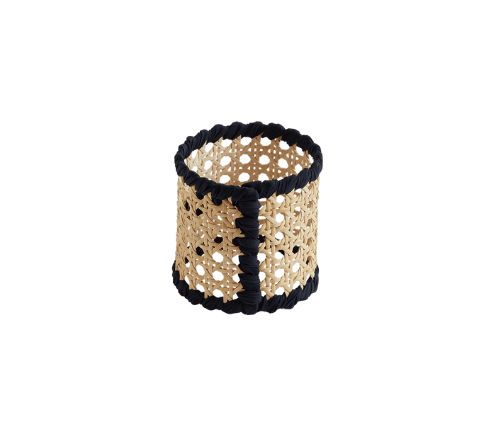 Candles Alexandra Koumba WICKER CANDLE MIDNIGHT BLUE / M Apoella