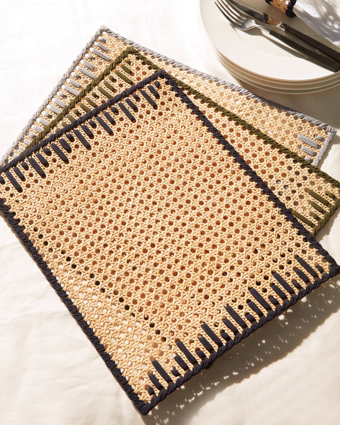 Placemats Alexandra Koumba Wicker Placemat TAUPE / O/S Apoella