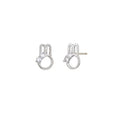 Tiger Tree Winnie Silver Stud Earrings | Koop.co.nz